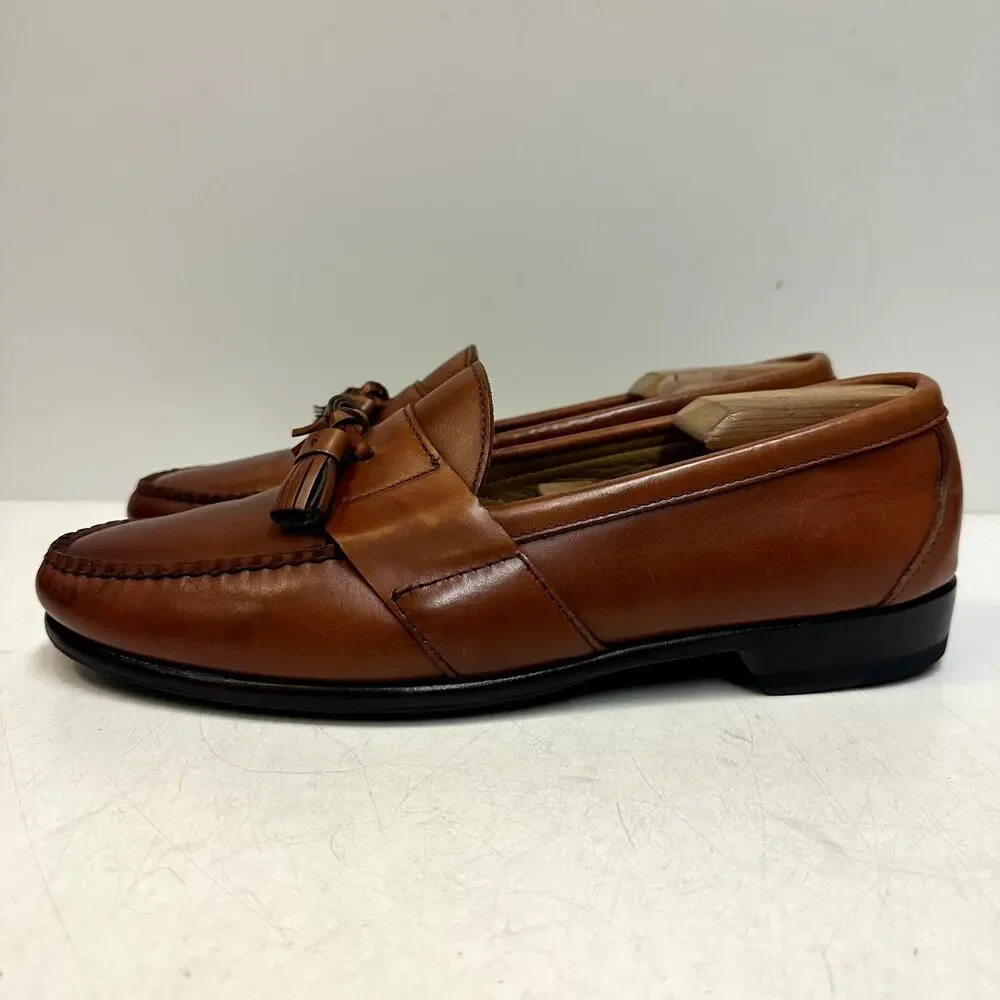 FULLY RESOLED Rancourt & Co. x Cole Haan Tassel Loafer Made in Maine USA 10 D